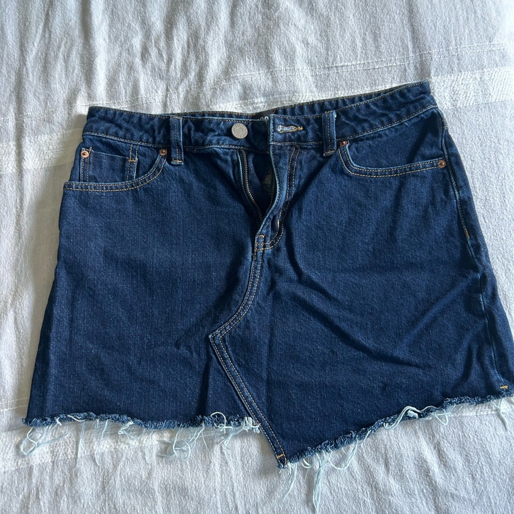 BDG Asymmetrical Denim Mini Skirt